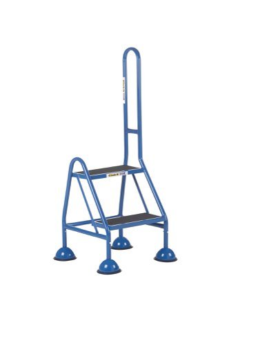 Domed Feet Handy Step - 2 Tread with side Handrail - AAP21