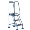 Domed Feet Step - 3 Tread - Anti Slip - Blue - AAD03SB