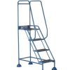 Domed Feet Step - 4 Tread - Anti Slip - Blue - AAD04SB