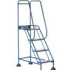 Domed Feet Step - 4 Tread - Punched - Blue - AAD04PB