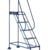 Domed Feet Step - 5 Tread - Punched - Blue - AAD05PB
