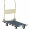 Economy Folding Trolley; 725 x 472 x 820; Fixed/Swivel Castors; Steel; 150kg; Light Grey/Blue - GI102Y
