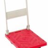 Folding Platform Trolley; 600 x 385 x 820; Fixed/Swivel Castors; Steel/Plastic; 120kg; Red - GI153Y_Red