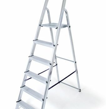 Folding Step; 3 Tread; 150kg; Aluminium; Silver - ALR03Z