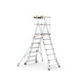 Folding Telescopic Large Platform Steps - 7+3 Tread - CAT411