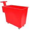 Food Grade Mobile Tapered Truck with Handle; 200L; Red - GC180200H_Red