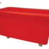 Food Grade Mobile Tapered Truck with Handle; 455L; Red - GC180455H_Red