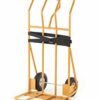 Heavy Duty 'Bulky' Sack Truck; Puncture Proof Wheels; Steel; 350/400kg; Orange - GI400P