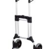 Heavy Duty' Compact TruckSolid Wheels; Aluminum; 200kg; Silver/Black - GI043Y