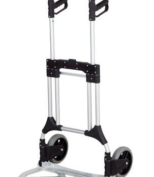 Heavy Duty' Compact TruckSolid Wheels; Aluminum; 200kg; Silver/Black - GI043Y