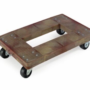 Heavy Duty Dolly; 610 x 405 x 125; Swivel Castors; Heavy Duty Plastic; 200kg; Brown - PD350N