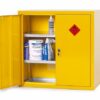 Heavy Duty Hazardous Substance Storage Cupboard; 2 Shelves; Double Door;Yellow - HSC05Z