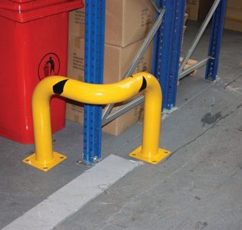 Heavy Duty Steel Corner Guard; Yellow/Black - SMG15C