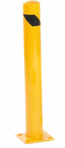 Heavy Duty Steel Safety Bollard; Yellow/Black - SMG09B