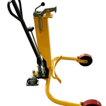 Hydraulic Drum Handler Holds 1 x 210L; 250kg; Orange - DL388Y