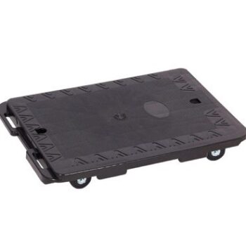 Interconnecting Dollies; 485 x 380 x 85; Swivel Castors; Plastic; 150kg; Black - PD638Y