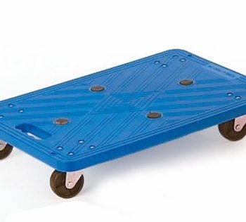 Mini Platform Dolly; 600 x 400 x 110; Swivel Castors; Injected Moulded Plastic; 100kg; Blue - GI154Y_Blue