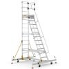 Mobile Steps with Safety Gate - 12 Tread - CAW512