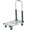 Multi Position Trolley; 725 x 420 x 960; Fixed/Swivel Castors; Aluminium; 150kg; Silver/Black - GI001Y