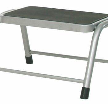 Nestable Step-up; 1 Tread; Tubular Steel; 150kg; Silver - HJS01Z