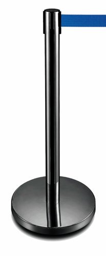 Obex Barriers Stainless Steel Blue Belt Post - RPLB5B