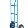 P Handle Sack Truck; Pneumatic Wheels; Steel; 100kg; Blue - GI708P
