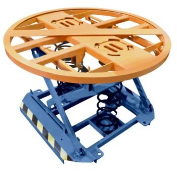 Pallet Level Loader; Diameter mm: 1110; Lift Height mm: 1000; 2000kg; Blue/Orange - PLL1211