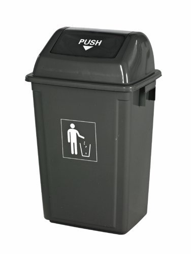 Pedal Bin; 20L; Plastic; Dark Grey - RCY29Z