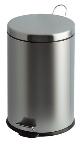 Pedal Bin; 20L; Stainless Steel; Silver - PBSS020Z