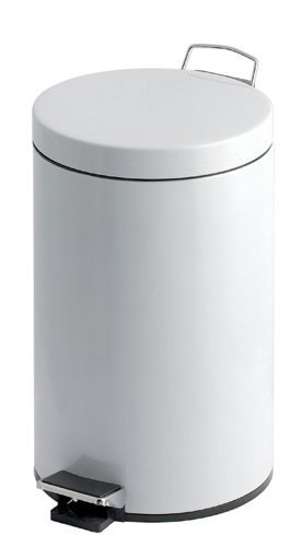 Pedal Bin; 20L; Steel; White - PB020Z