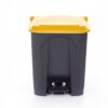 Pedal Bin; 30L; Polypropylene; Grey Body & Yellow Lid - CPB30Z_Yellow Lid