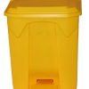 Pedal Bin; 30L; Polypropylene; Yellow - LPB30Z_Yellow