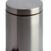 Pedal Bin; 3L; Stainless Steel; Silver - PBSS003Z