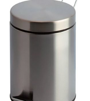 Pedal Bin; 3L; Stainless Steel; Silver - PBSS003Z