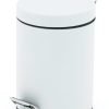 Pedal Bin; 3L; Steel; White - PB003Z
