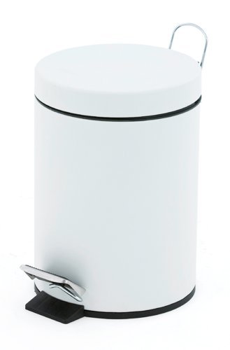 Pedal Bin; 3L; Steel; White - PB003Z
