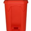 Pedal Bin; 50L; Polypropylene; Red - LPB50Z_Red