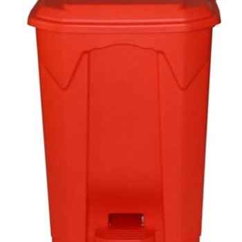 Pedal Bin; 50L; Polypropylene; Red - LPB50Z_Red