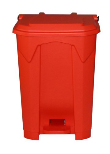 Pedal Bin; 50L; Polypropylene; Red - LPB50Z_Red