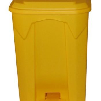 Pedal Bin; 50L; Polypropylene; Yellow - LPB50Z_Yellow
