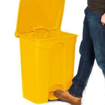 Pedal Bin; 68L; Polypropylene; Yellow - GBI68Z_Yellow