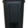 Pedal Bin; 80L; Polypropylene; Dark Grey - LPB80Z_DGrey