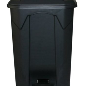 Pedal Bin; 80L; Polypropylene; Dark Grey - LPB80Z_DGrey