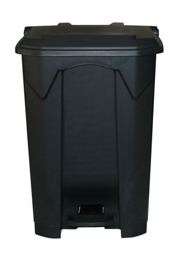 Pedal Bin; 80L; Polypropylene; Dark Grey - LPB80Z_DGrey