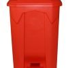 Pedal Bin; 80L; Polypropylene; Red - LPB80Z_Red