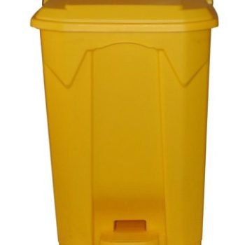 Pedal Bin; 80L; Polypropylene; Yellow - LPB80Z_Yellow
