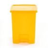 Pedal Bin; Set of 3; 15L; Polypropylene; Yellow - LPB15Z_Yellow