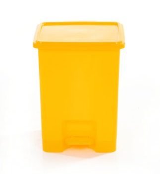 Pedal Bin; Set of 3; 15L; Polypropylene; Yellow - LPB15Z_Yellow