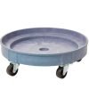 Plastic Drum Dolly; Holds 1 x 210L; 600mm dia; Grey - DID16Y