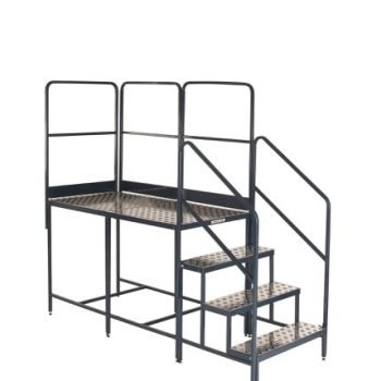 Platform System - 2x1000Hmm Plat. - 3 Tread Unit & 3 Guards - BWP100X2G3